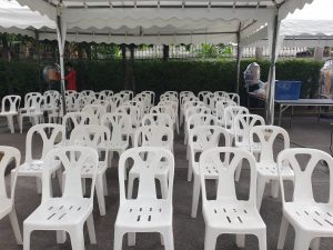 เช่าเก้าอี้พลาสติก-สีขาว