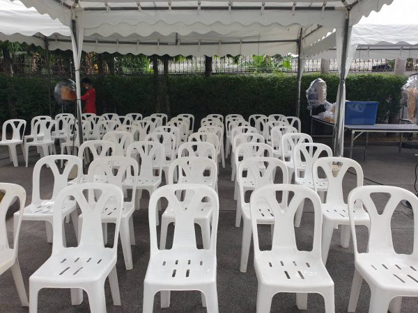 93884 เช่าเก้าอี้พลาสติก-สีขาว