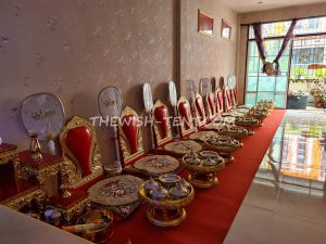 เช่าอาสนะ 9ที่นั่ง สีแดง-ทอง - Image 9