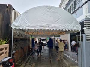 เช่าเต็นท์โค้งขาว