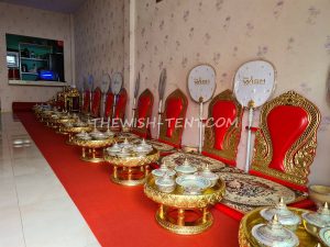 เช่าอาสนะ 9ที่นั่ง สีแดง-ทอง - Image 5