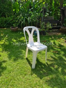 เช่าเก้าอี้พลาสติก-สีขาว
