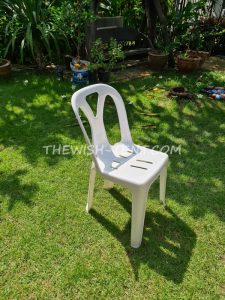 เช่าเก้าอี้-เก้าอี้พลาสติก_สีขาว - Image 3