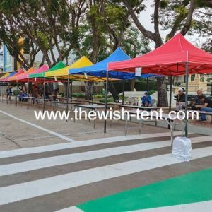 เช่าเต็นท์3x3 สีแดง สีน้ำเงิน สีเหลือง สีฟ้า