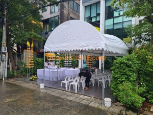 [เช่าเต็นท์ 4x8]_เต็นท์เช่า โค้งขาว 4x8 เมตร - Image 3