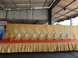 เช่าเวทีสงฆ์+โต๊ะหมู+อาสนะสีครีมทอง - Image 7