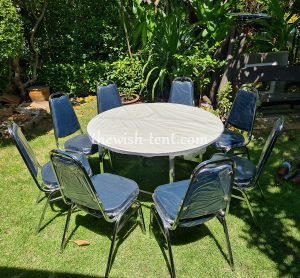 เช่าโต๊ะ-โต๊ะจีน1.5ม.ไม่คลุมผ้า+เก้าอี้บุนวมไม่คลุมผ้า - Image 3