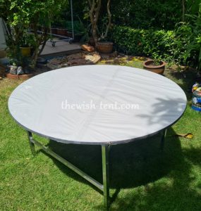 เช่าโต๊ะ-เช่าโต๊ะจีนกลม-1.2ม.ไม่มีผ้าคลุม - Image 3