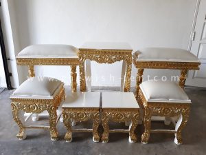 เช่าชุดรดน้ำสังข์ สีขาวทอง - Image 2