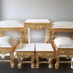 เช่าชุดรดน้ำสังข์ สีขาวทอง