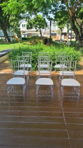 เช่าเก้าอี้ชิวารี-คริสตัลไม้ไผ่ เช่าเก้าอี้งานแต่ง