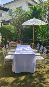 เช่าโต๊ะเหลี่ยม+เก้าอี้ชิวารีคริสตัล - Image 4