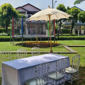 เช่าชุดโต๊ะเหลี่ยม-เก้าอี้คริสตัล(เจ้าหญิง)