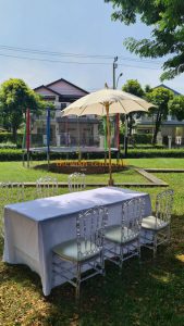 เช่าโต๊ะเหลี่ยม-เก้าอี้คริสตัลเจ้าหญิง - Image 4