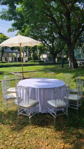 เช่าโต๊ะ-โต๊ะจีนเก้าอี้คริสตัลเจ้าหญิง - Image 3