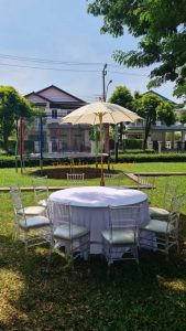 เช่าโต๊ะ-โต๊ะจีนเก้าอี้ชิวารีคริสตัล - Image 3