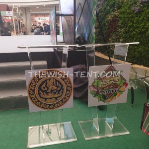 เช่าโพเดียม อะคริลิคใส