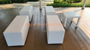 เช่าเก้าอี้-ลูกเต๋าสีขาว 3 ที่นั่ง - Image 3