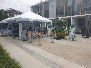 เช่าเสากั้นทางเดิน-แบบสายคล้อง สีน้ำเงิน - Image 4