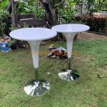 เช่าโต๊ะบาร์ไฟเบอร์-สีขาว