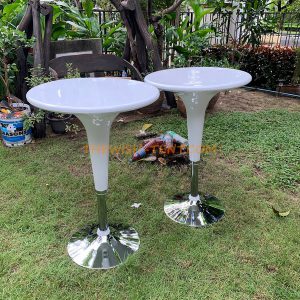 เช่าโต๊ะบาร์ไฟเบอร์-สีขาว