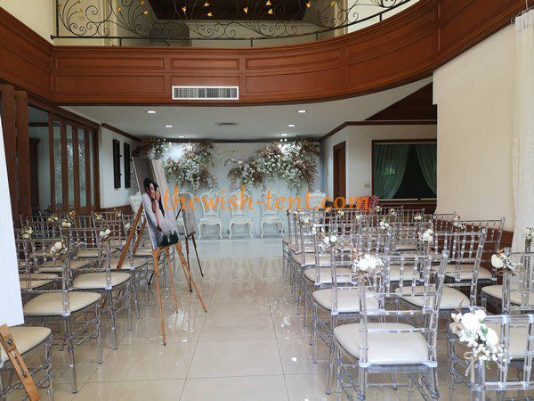 เช่าชุดโต๊ะจีน เช่าเก้าอี้ชิวารีคริสตัล เช่าเก้าอี้ชิวารี เช่าโต๊ะเหลี่ยม