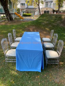 เช่าโต๊ะเหลี่ยม เช่าเก้าอี้ชิวารี_คริสตัลเจ้าหญิง - Image 2