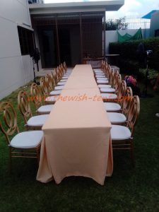 เช่าเก้าอี้งานแต่ง เช่าเก้าอี้ชิวารีRoseglod เช่าโต๊ะ เช่าพัดลม
