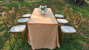 เช่าก้าอี้ชิวารี โรสโกลด์ พนักลม