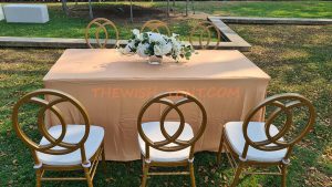 เช่าก้าอี้ชิวารี โรสโกลด์ พนักลม