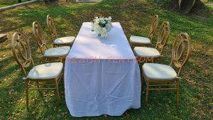 เช่าก้าอี้ชิวารี โรสโกลด์ พนักลม