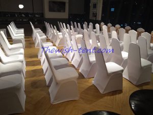 เช่าเก้าอี้บุนวม-ผ้ายืดสีขาว - Image 3