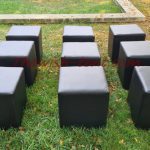 เช่าเก้าอี้_เก้าอี้ลูกเต๋าสีดำ