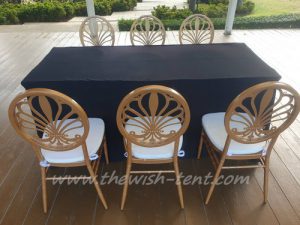 เช่าเก้าอี้ชิวารี-ควีนส์ เช่าโต๊ะเหลี่ยมสีดำ - Image 5