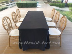 เช่าเก้าอี้ชิวารี-ควีนส์ เช่าโต๊ะเหลี่ยมสีดำ - Image 3