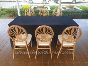 เช่าเก้าอี้ชิวารี-ควีนส์ เช่าโต๊ะเหลี่ยมสีดำ - Image 2