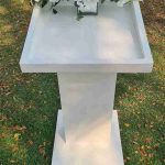 เช่าโพเดียม ไม้สีขาว